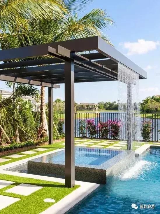 防腐木在庭院景观中的设计运用