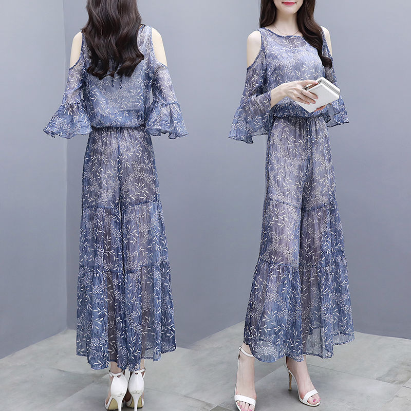 媳妇可会打扮了,换上这雪纺套装特别吸睛,清爽洋气魅力四射