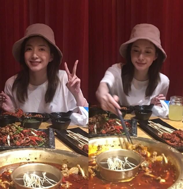 江疏影未修图下的满脸皱纹，惊讶了网友!笑起来比谢娜的皱纹还多