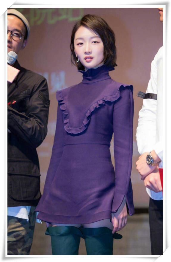 没蔡依林的腿真别把靴子当裤子穿，像周冬雨这样撑不起来就尴尬了