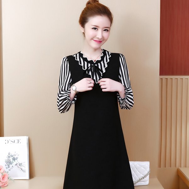 今秋流行新款连衣裙，气场气质直线上升，女人味十足