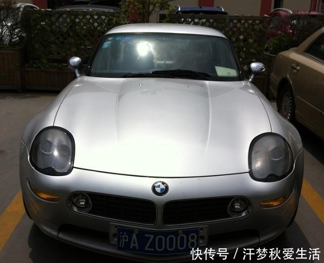 上海唯一一辆宝马z8,车牌就要60万,二手价