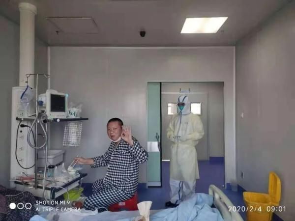  医护人员：这是从武汉疫区传来的好消息，请您查收