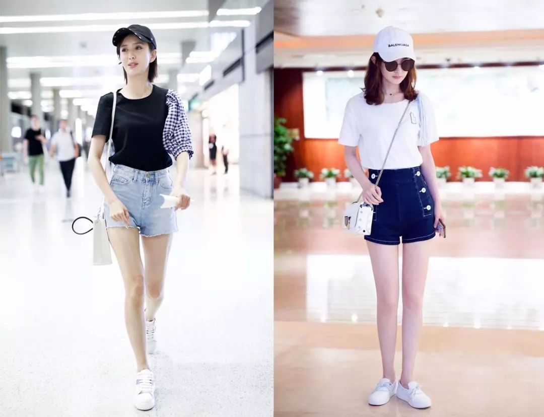 选对了才知道，牛仔短裤真的可以穿出长腿、小蛮腰！