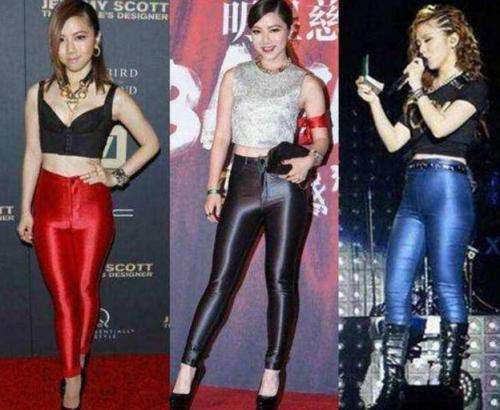 张韶涵把皮裤穿出了刘雯般的高级感, 邓紫棋换上渔网裤效果也神奇