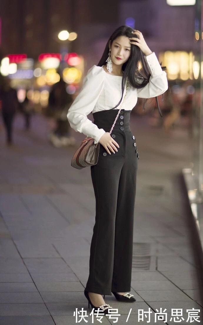 成都街拍: 温婉尔雅的小姐姐就是一道风景线