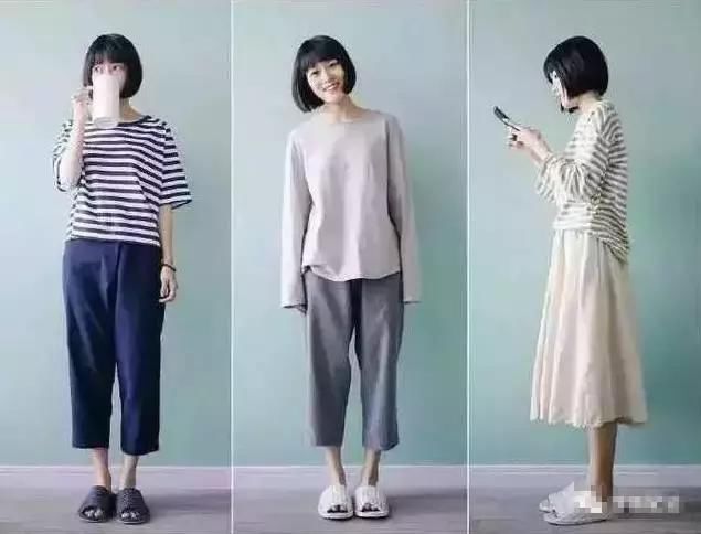 清纯短发女生亲身示范158矮个子女生秋装搭配，学会不再苦恼穿搭