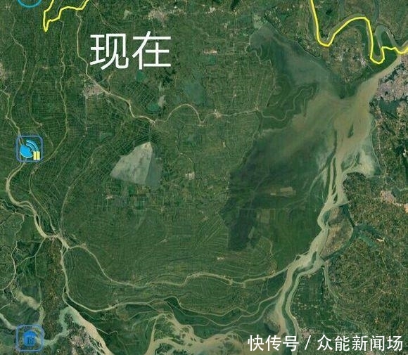  「洞庭湖」中国主要淡水湖卫星图对比：洞庭湖还是中国第二大淡