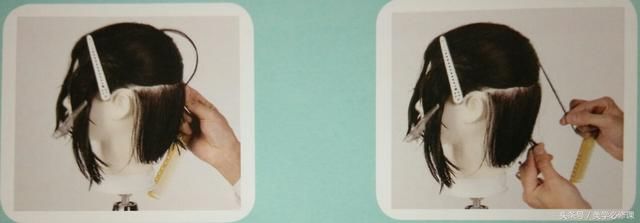 剪发必修课：时尚短发“前长后短”波波头，详细裁剪步骤，速收藏