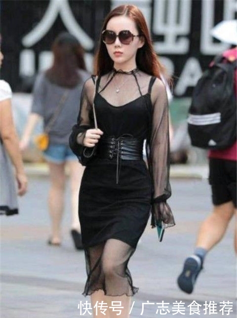 「有型」个性时尚的美女街拍:身材高挑有型的美女,让人看了又看