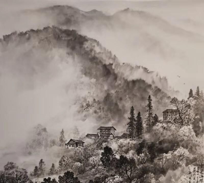  「建国」建国70周年重点推荐艺术家刘国志国画作品欣赏