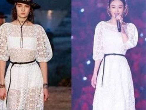 迪丽热巴完胜,赵丽颖娜扎彻底赢了!穿衣“逼死”模特的女星