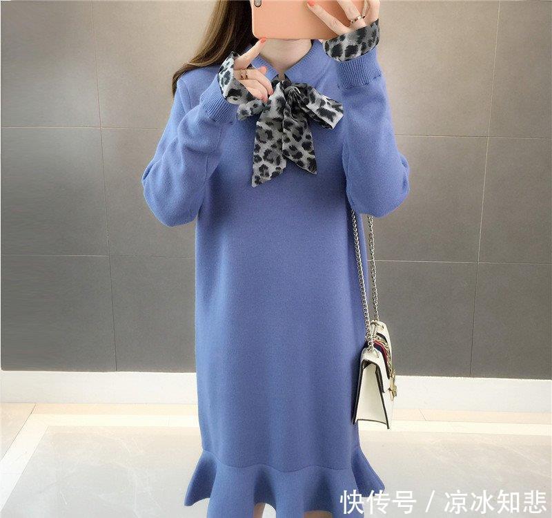  『衣裙』逛街这样穿：毛衣裙 羽绒服！洋气保暖不显臃肿，迷倒一片