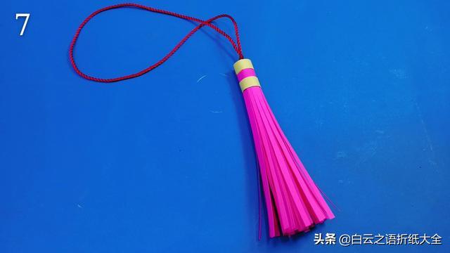 「折纸」折纸大全:折纸流苏图解教程,非常简单一看就会