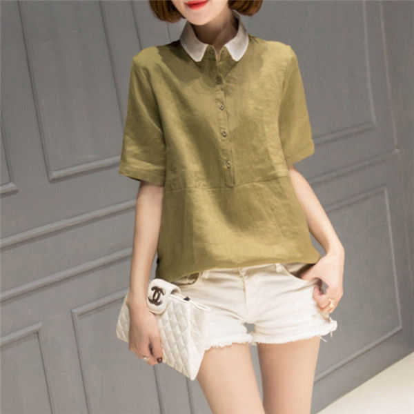 出去玩，穿裙子不方便!45岁婆婆穿这小衫，配萝卜裤，美过风景