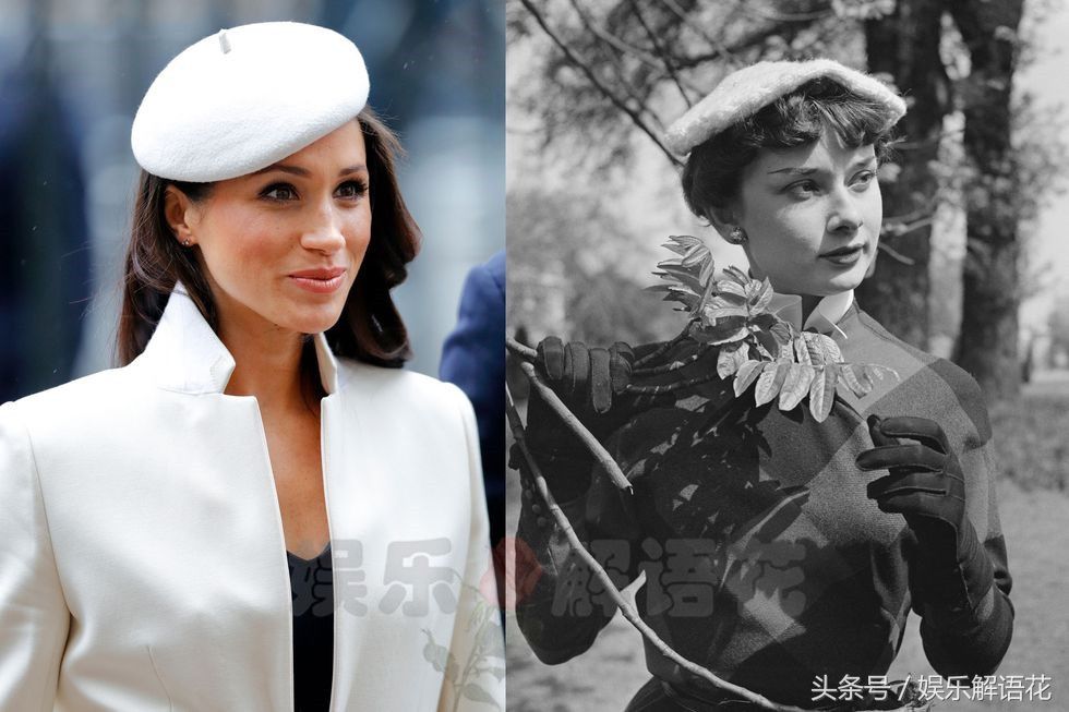 10张图揭示梅根模仿奥黛丽赫本的时尚风格 网友:梅根，加油!