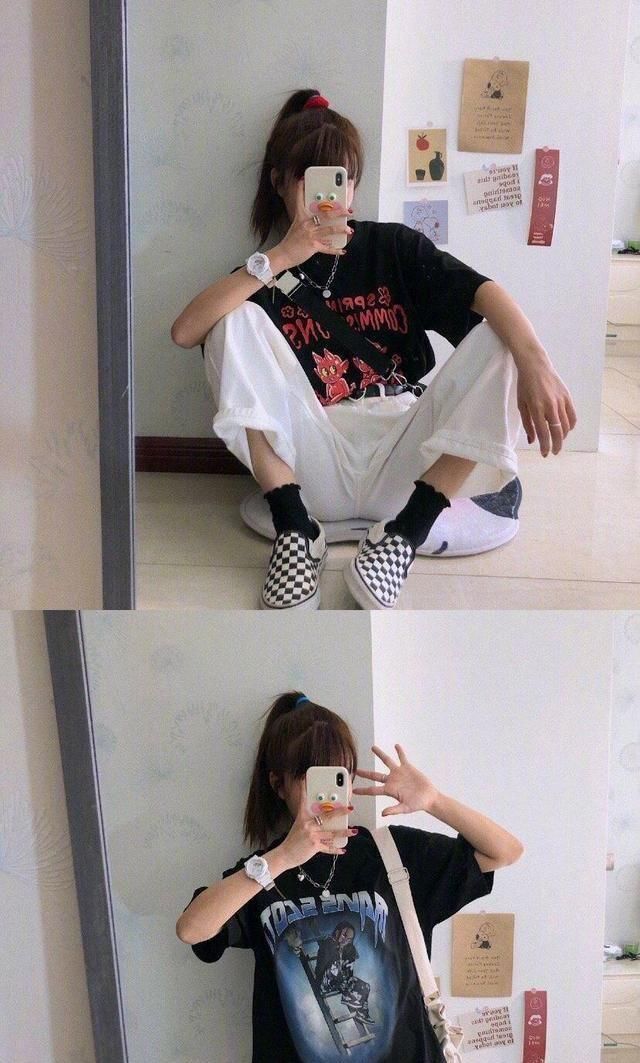  「显得」简单舒服的春夏平价基础款穿搭，做个青春靓丽又活泼的女孩子呀