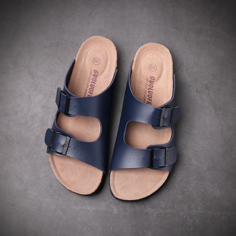 今年流行的男拖鞋，忍不住给爸爸买了2双，耐穿不贵