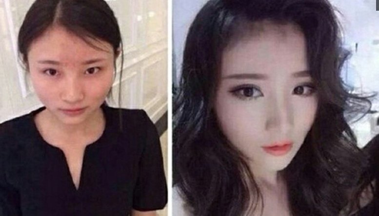 这些女人从不化妆，结婚当天化妆后，丈夫直呼不认识