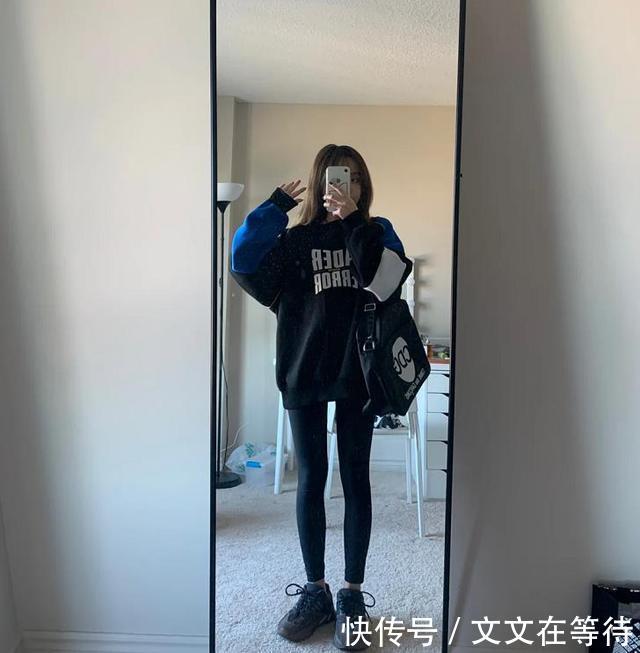 老爹■今年流行“打底裤+老爹鞋”,看着很单调,穿上却很美,潮人都爱