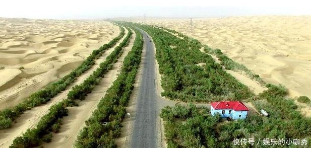  成了■中国最大沙漠塔克拉玛干，当年耗资上亿种下的植物，如今