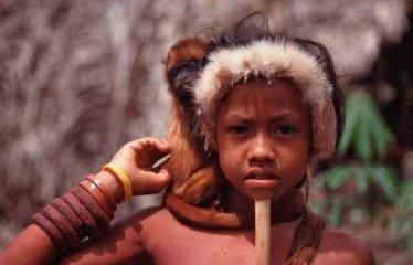 「部落」这个部落人人赤身，以下巴插木棍为美，让人惊奇