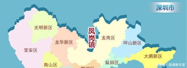 广东东莞一个镇, 三面被深圳包围, 地理位置优越