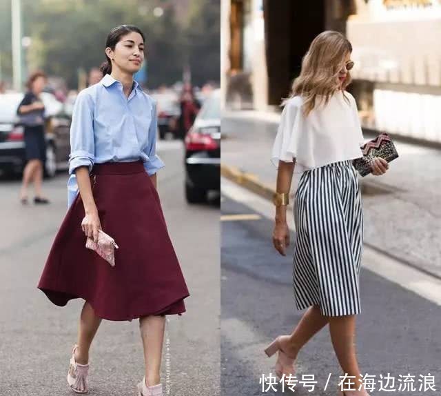宽松■这样穿,教你把 ‘腰线’ 显出了!