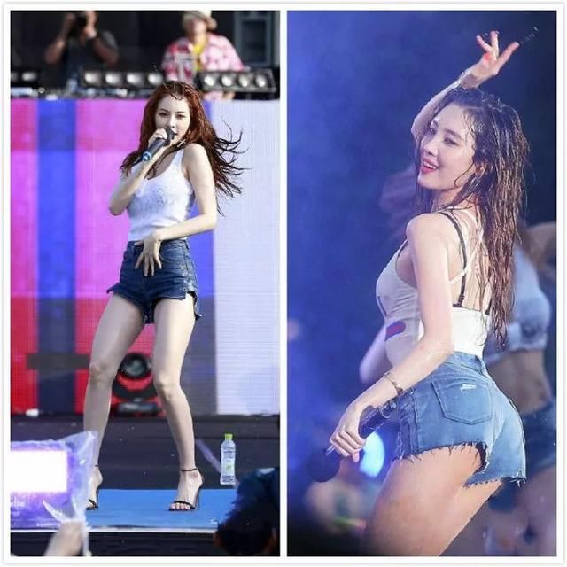 真火了，韩国第一腿精宣美身材不得了，泳衣穿成这效果，不火见怪