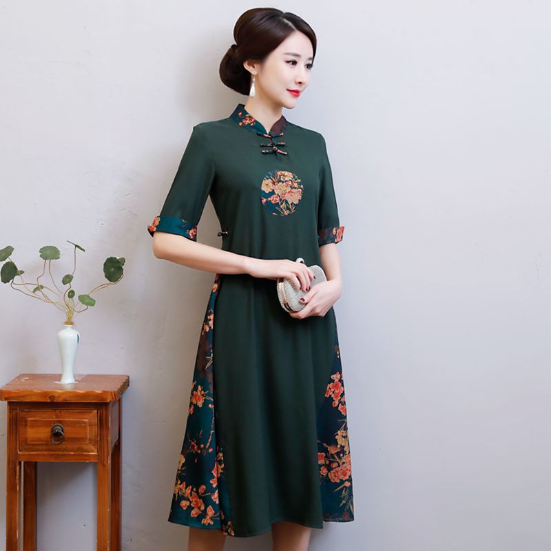 三伏天想美的与众不同，就要多穿这中国风，端庄优雅魅力又迷人