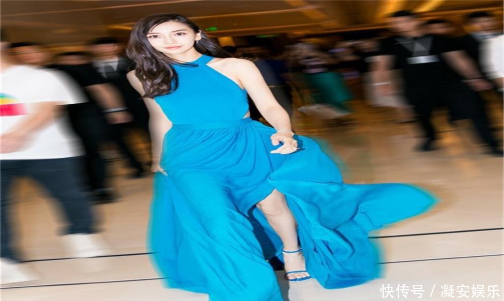 杨颖这身礼服站着看平平无奇, 但当她走路的瞬间, 网友们呆住了