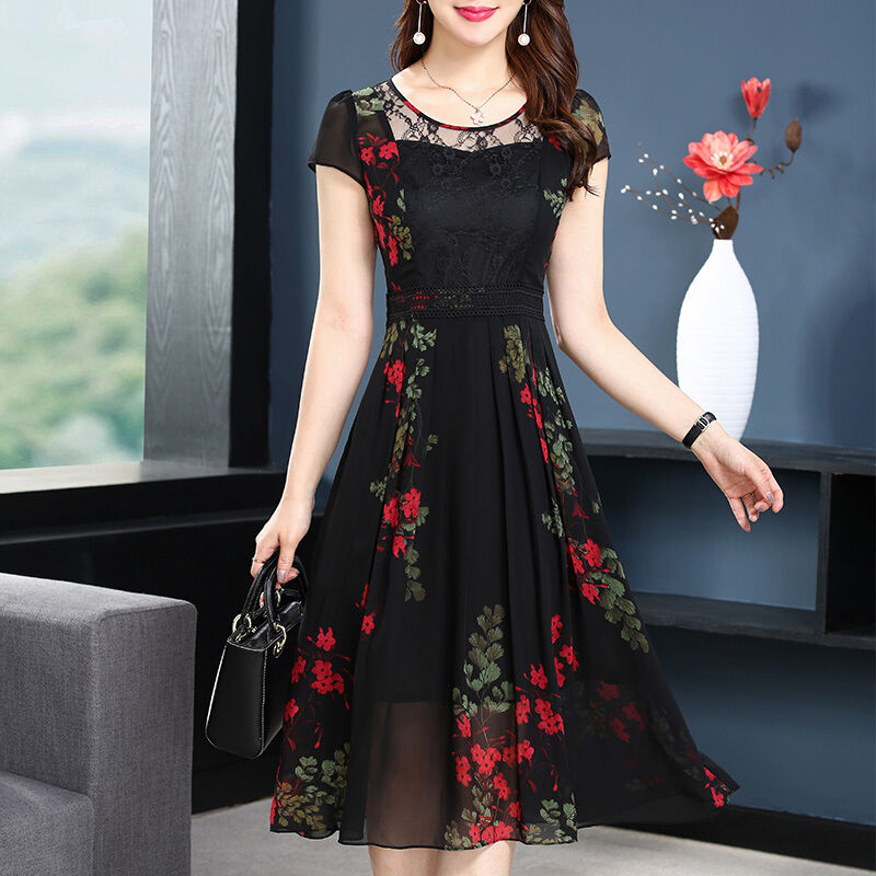 三伏天，别傻傻穿阔腿裤!新出炉的连衣裙，51岁妈穿比旗袍还美