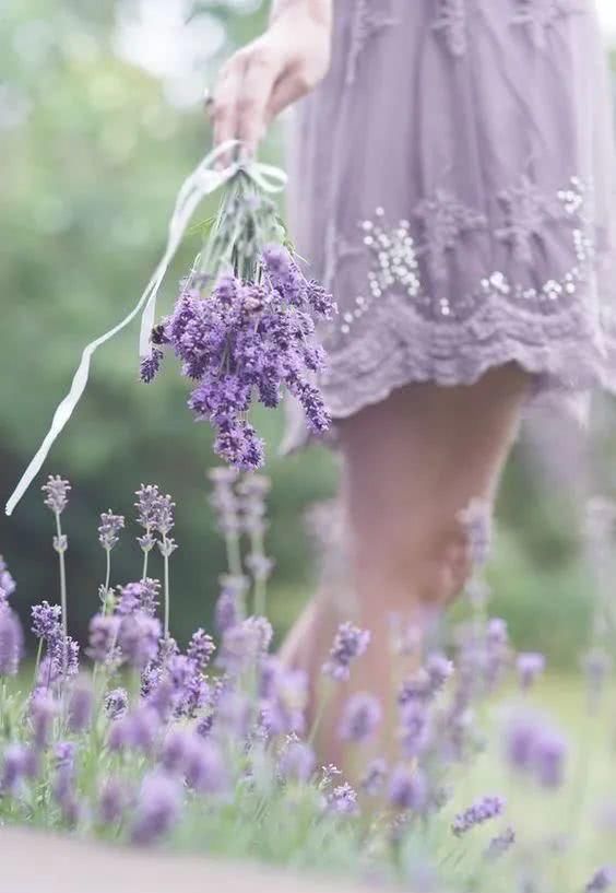  #洗脑#爱上了！和春风一起抵达的香芋紫，比淡黄的长裙还洗脑