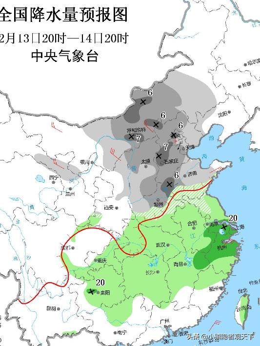 初九，初十，新一轮大雪来袭，雪势猛增，从北到南都要下雪了