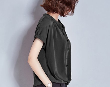 上班女人最爱的“秘书衫”，搭配包臀裙，勾勒出姣好身材