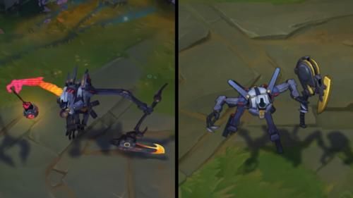  #皮肤#皮肤翻身？稻草人皮肤重做前后对比 多款皮肤现已绝版