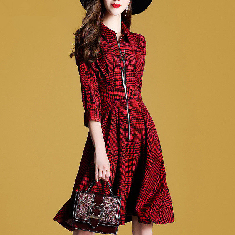 女人可以输了颜值，但千万不能输了气质!穿高雅裙，美如女神