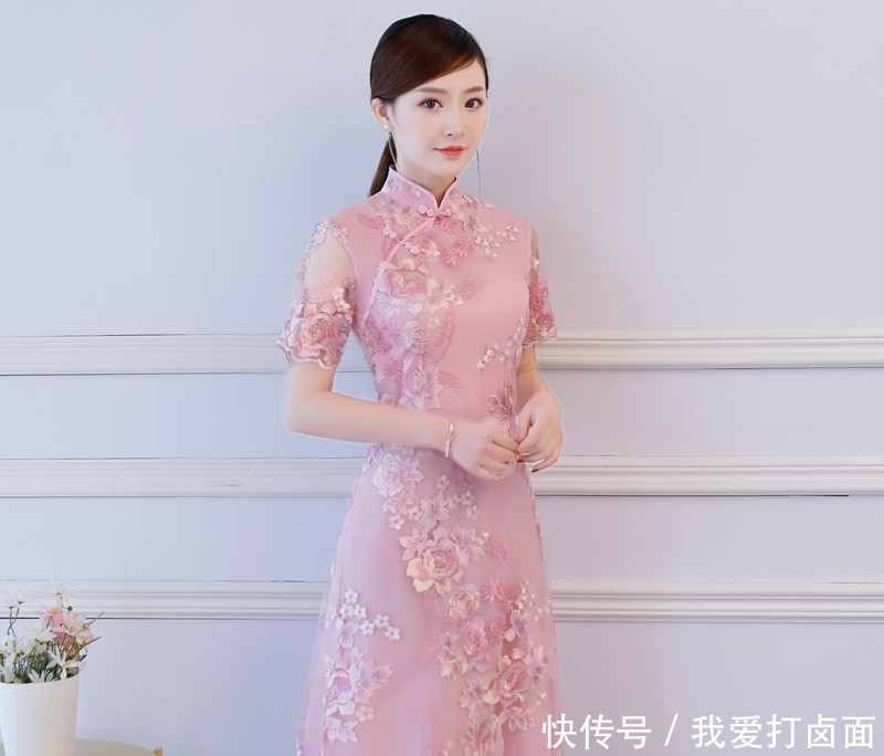  【堪称】可以提升气质的旗袍, 高跟鞋堪称她的完美搭档