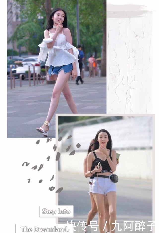  「适合」穿短裤的季节到了，这六套适合你吗？高筒靴搭短裤，凸显大长腿
