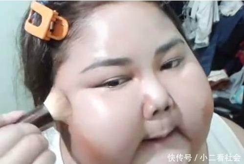 大脸胖妮化妆后,惊艳全网,网友称要娶她为妻,让人难以置信!