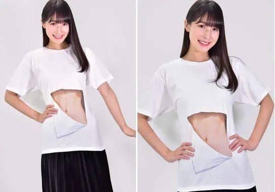  「看起来」继湿身的短袖、看起来有八块肌的短袖后，这个又发布空想幻觉短袖