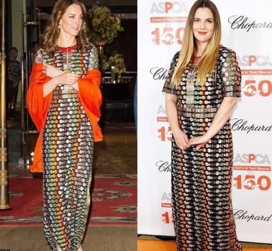凯特王妃太会穿，各路明星和贵族都与她撞衫，梅根这次没有输！