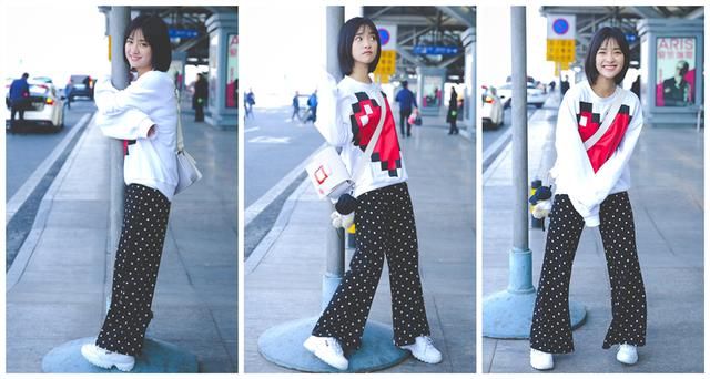 沈月五五分装扮经常被吊打，学会高腰穿法的她显高显气质好不好