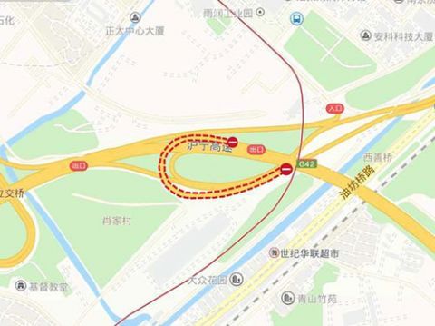  [预计]5月9日起南京绕城公路部分封闭施工，新匝道预计国庆前开通