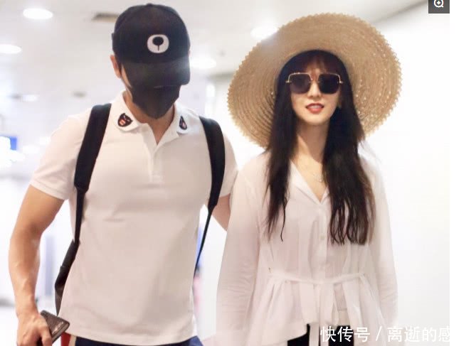 范冰冰李晨现身机场，破分手谣言，二人含情脉脉