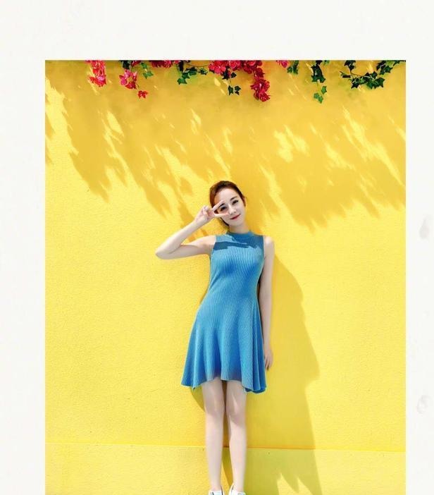 脸部：脸部变得柔和不少，秒变清纯少女，迪丽热巴挑战橘子汽水妆