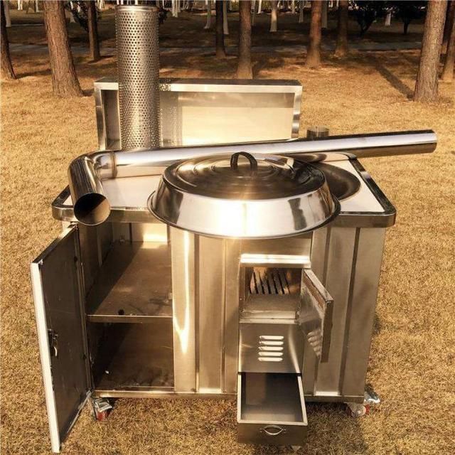 农村砖砌灶台太丑!我家装个新式灶台，便宜省事，煮好的饭香喷喷