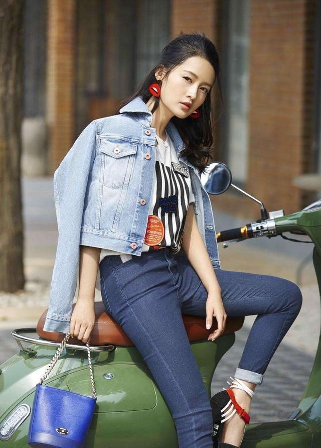 宋茜、郑爽、赵丽颖、赖雨蒙、李沁、刘诗诗 太适合穿牛仔服了吧