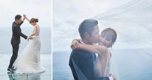 不愧是香港小姐冠军！27的陈凯琳穿白婚纱美，换上白裙照样很迷人