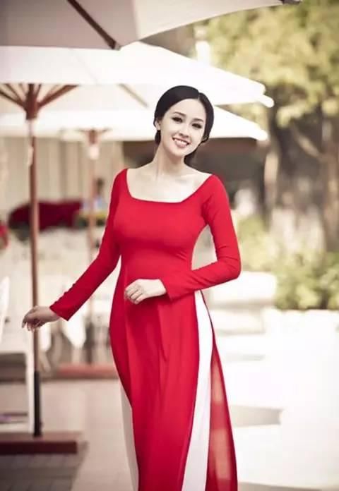  『中国旗袍』越南版旗袍美女，真好看！